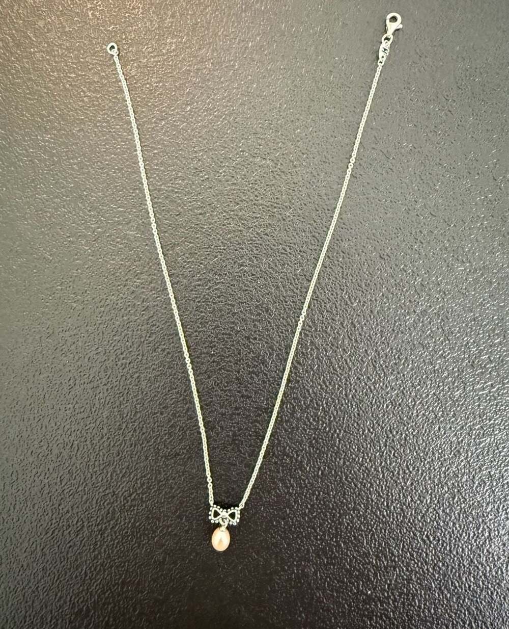 Honora Sterling Silver Pearl Bow Necklace